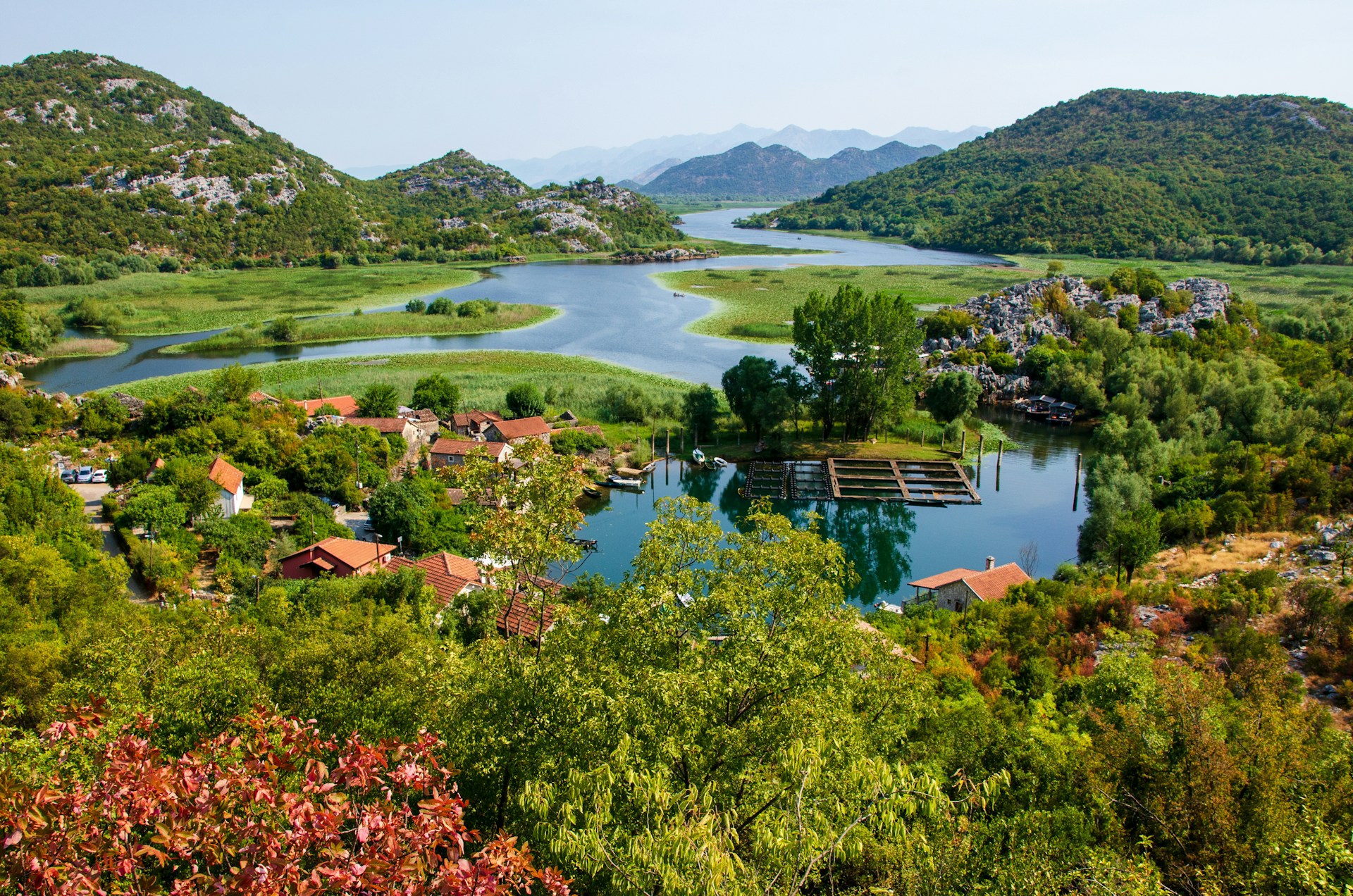 Vibrant Fall and Coastal Tranquility
