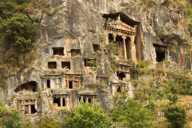 Amintas Rock Tombs